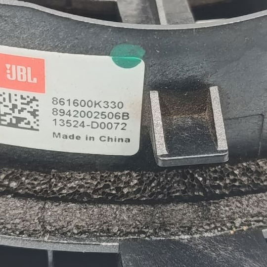 Alto Falante Porta Traseiro Toyota Sw4 Gr 2024 Preto