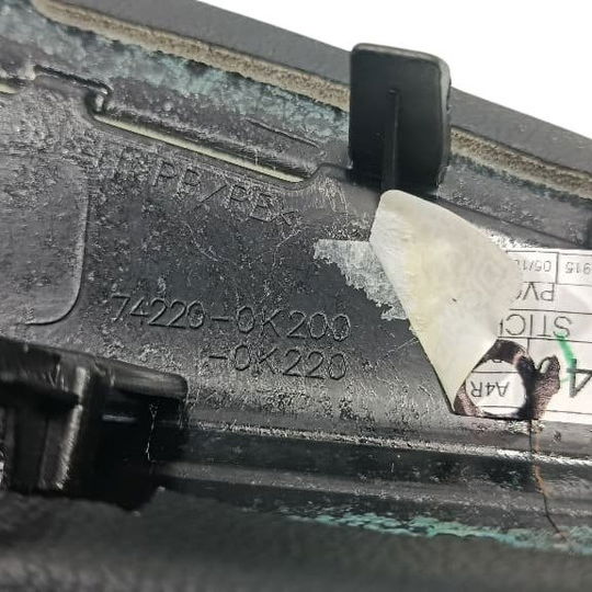 Apoiador Braço Dianteiro Esquerdo Toyota Sw4 Gr 2024 Preto