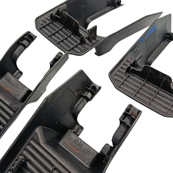 Kit Acabamento Trilho Banco Toyota Sw4 Gr 2024 Preto