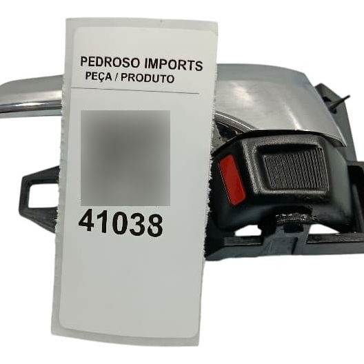 Maçaneta Interna Dianteira Esquerda Toyota Sw4 Gr 2024 Prateado Dianteira