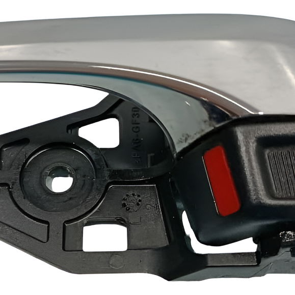 Maçaneta Interna Dianteira Esquerda Toyota Sw4 Gr 2024 Prateado Dianteira