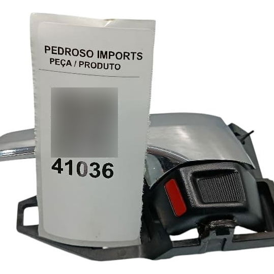 Maçaneta Interna Traseira Esquerda Toyota Sw4 Gr 2024 Prateado Traseira