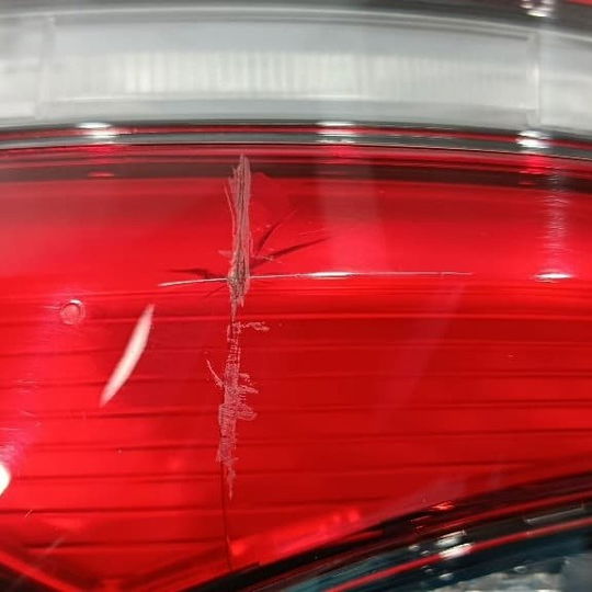 Lanterna Traseira Esquerda Toyota Sw4 Gr 2024 (com Detalhe) Esquerdo/motorista Vermelho