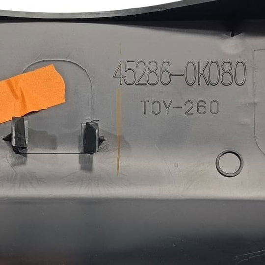 Acabamento Coluna Direção Toyota Sw4 Gr 2024 - Preto - Animal Print