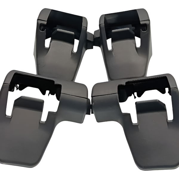 Kit Acabamentos Trilho Banco Traseiro Toyota Sw4 Gr 2024 Preto