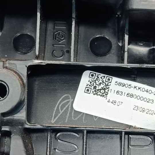 Apoio Braço Console Central Toyota Sw4 Gr 2024 - Preto