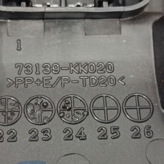 Tampa Acabamento Teto Toyota Sw4 Gr 2024 Preto