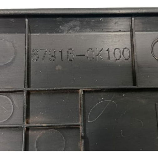 Soleira Traseira Esquerda Toyota Sw4 Gr 2024 Preto