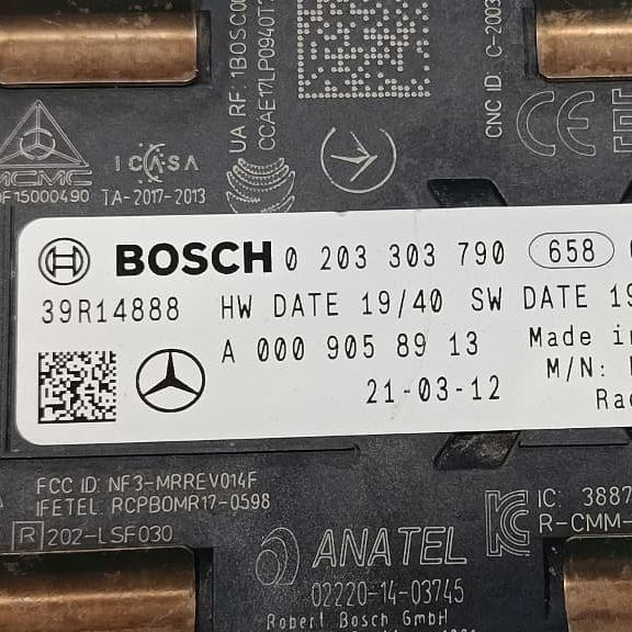 Módulo Radar Distância Mercedes Glb 200 2021