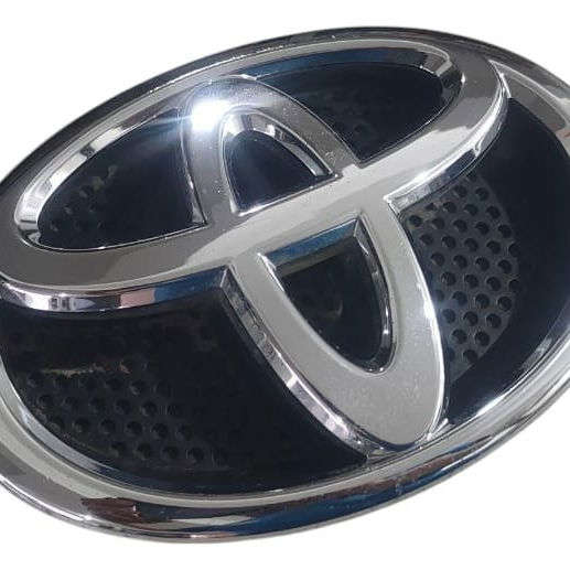 Emblema Parachoque Dianteiro Rav 4 2013 Prateado