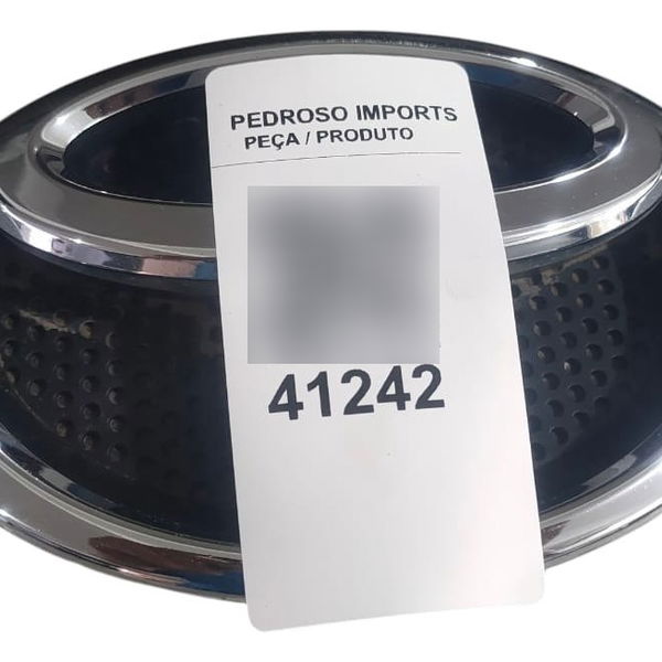 Emblema Parachoque Dianteiro Rav 4 2013 Prateado