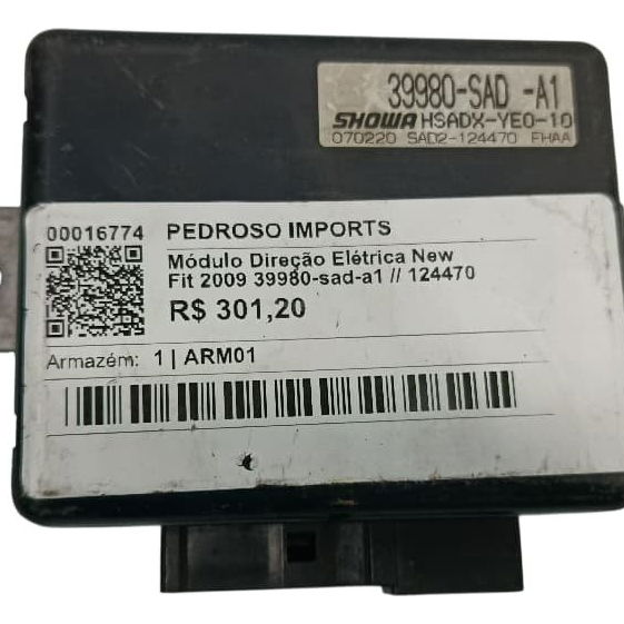 Módulo Direção Elétrica Honda New Fit 2009