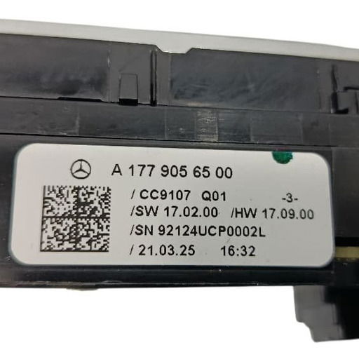 Comando Banco Dianteiro Esquerdo Mercedes Glb 200 2021 Preto