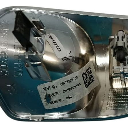 Acabamento Direito Painel Mercedes Glb 200 2021 - Cinza-escuro