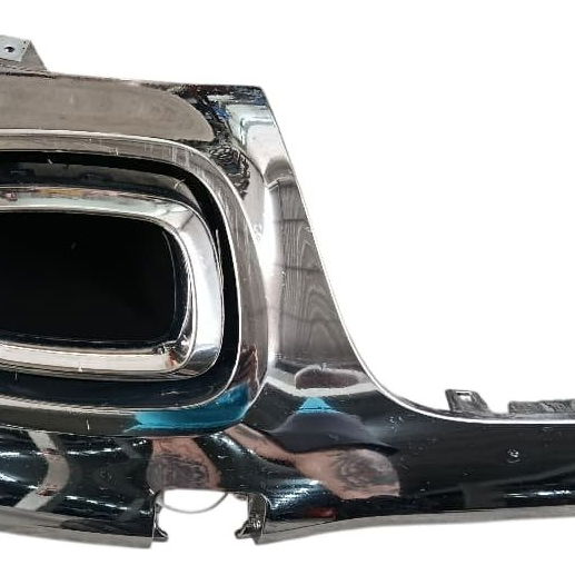 Acabamento Cromado Saida Escape Mercedes Glb 200 1.3 2021 Prateado