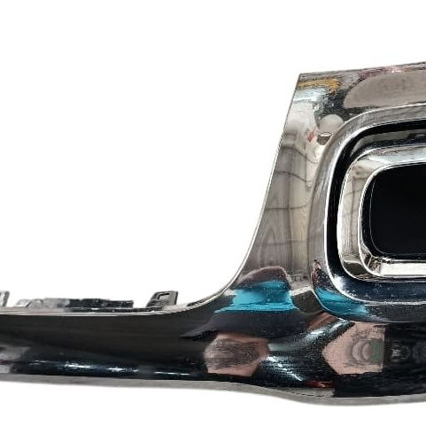 Acabamento Cromado Saida Escape Mercedes Glb 200 1.3 2021 Prateado