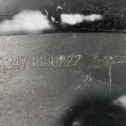 Moldura Paralama Traseiro Direito Mercedes Glb 200 1.3 2021 Preto