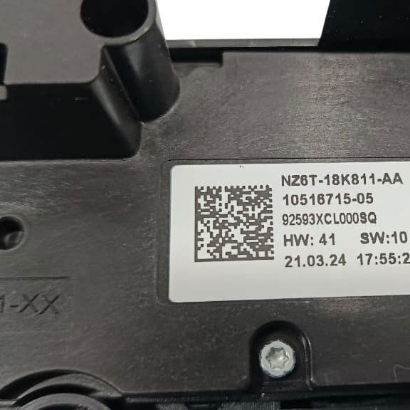 Comando Som Alerta Ford Maverick 2024 Preto