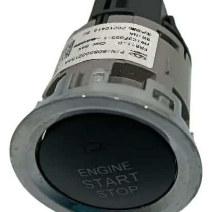 Botão Start/stop Chery Tiggo 5x 2020 Preto