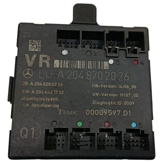 Módulo Controle Porta Dianteira Direita Mercedes C200 2010