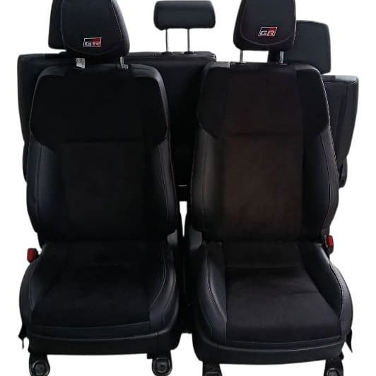 Jogo Bancos Dianteiros E Traseiros Toyota Sw4 Gr 2024 Preto