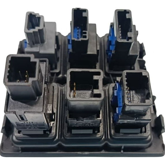 Moldura Botões Parking,mala,view,idleup Toyota Sw4 Gr 2024 Preto