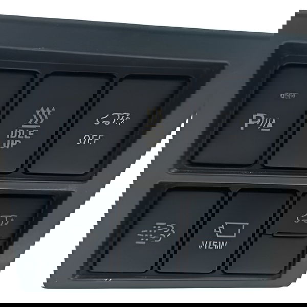 Moldura Botões Parking,mala,view,idleup Toyota Sw4 Gr 2024 Preto