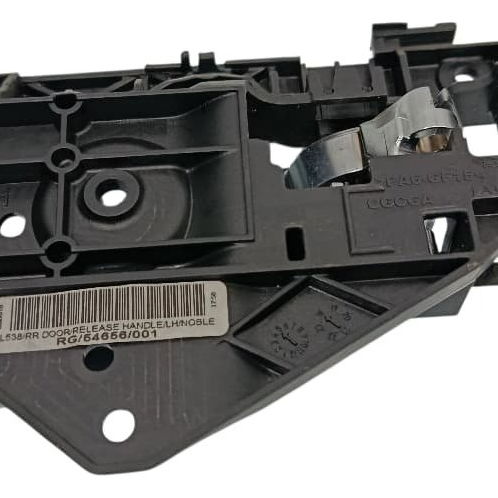 Maçaneta Porta Interna Esquerda Land Rover Evoque 2018 Prateado Dianteira