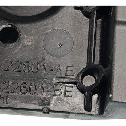 Maçaneta Porta Interna Esquerda Land Rover Evoque 2018 Prateado Dianteira