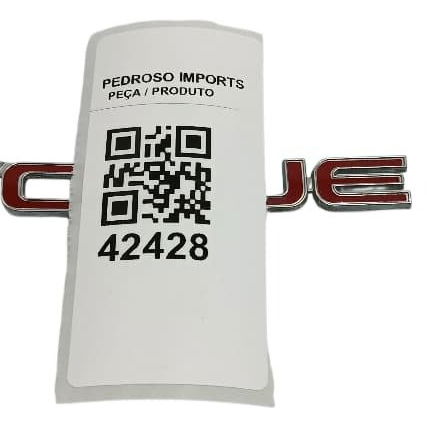 Emblema Logotipo Land Rover Evoque 2018 Vermelho