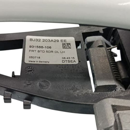 Maçaneta Externa Dianteira Esquerda Land Rover Evoque 2018 Branco Dianteira