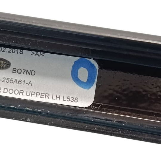 Friso Sup Porta Traseira Esquerda Land Rover Evoque 2018 Preto