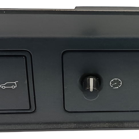 Botão Abertura Tampa Tras /regulagem Luz Painel Evoque 2018 Preto