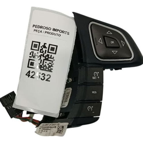 Botões Comando Direito Volante Land Rover Evoque 2018