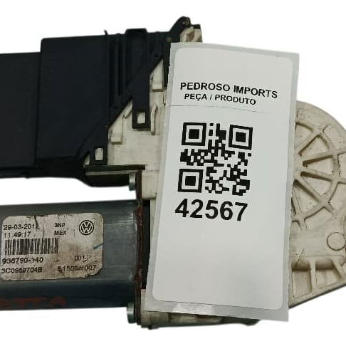 Motor Vidro Traseiro Direito Vw Jetta 2012