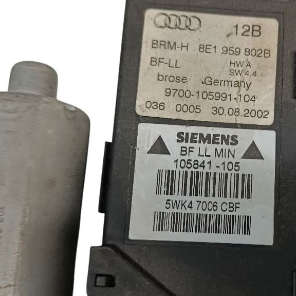 Motor Vidro Elétrico Dianteiro Direito Audi A4 2002