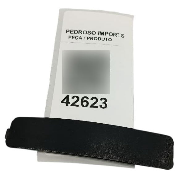 Tampa Acabamento Lanterna Direita Land Rover Evoque 2018 - Direito/passageiro - Preto