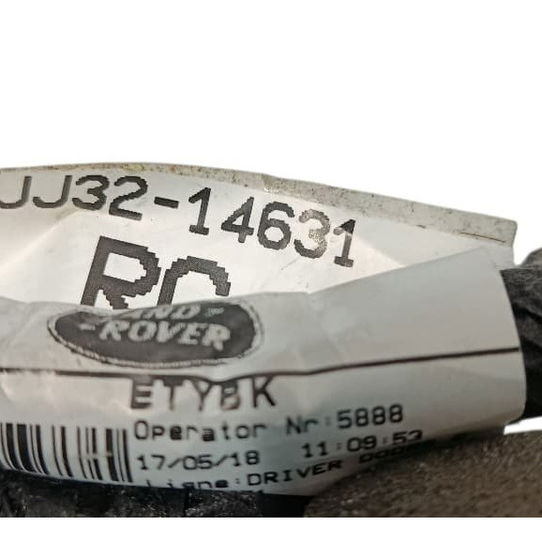 Chicote Porta Dianteiro Esquerdo Land Rover Evoque 2018