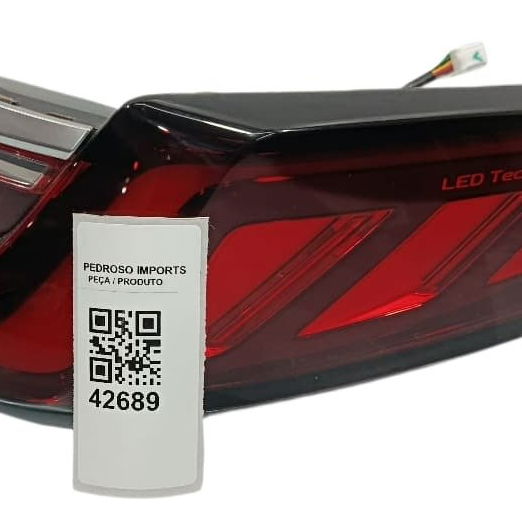 Lanterna Direita Byd Song Plus 2023 A 2025 Vermelho Direito/passageiro