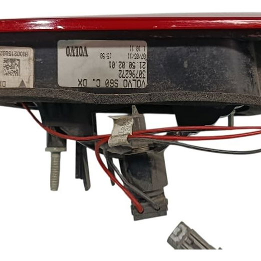 Lanterna Tampa Traseira Direita Volvo S60 2011 Direito/passageiro Vermelho