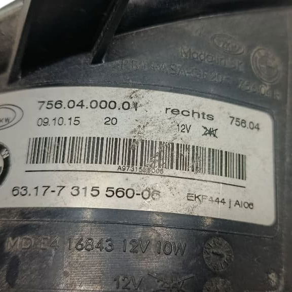 Farol Milha Bmw 320 2016 Branco