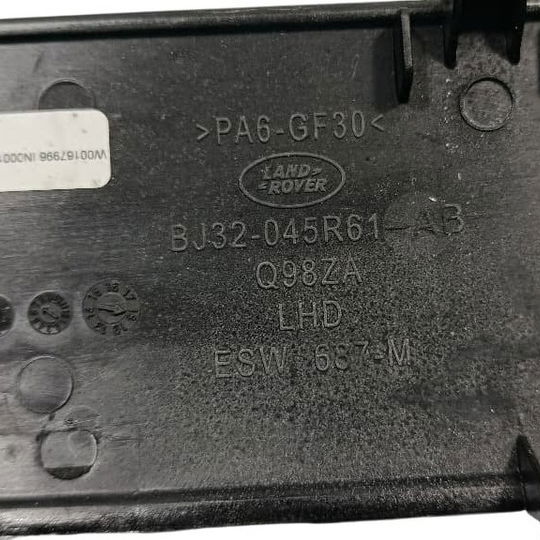 Acabamento Painel Land Rover Evoque 2018 Preto