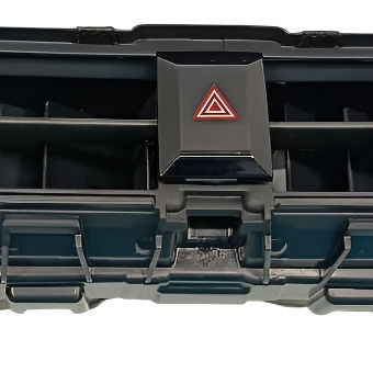 Saída Ar Central Botão Alerta Toyota Corolla Cross Hybrid 23 Preto