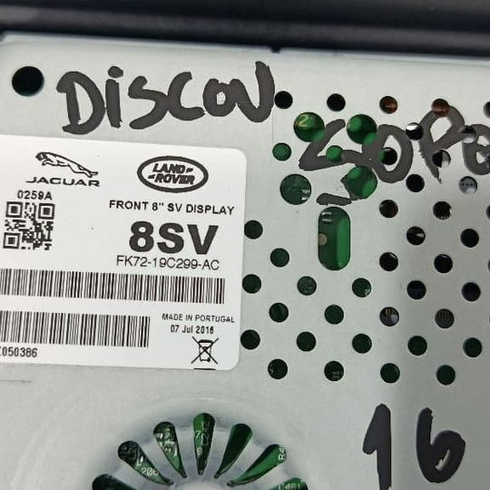 Multimidia Land Rover Discovery Sport 2016 Preto