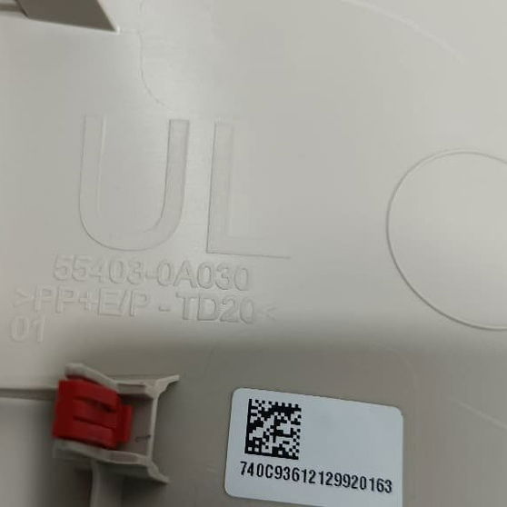 Acabamento Esquerdo Painel Toyota Corolla Cross Hybrid 2023 Bege Animal Print