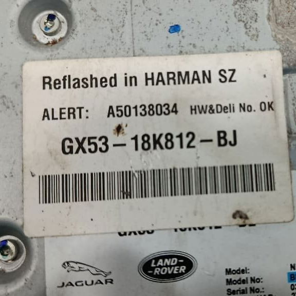 Central Multimidia Land Rover Discovery Sport 2016 Cinza