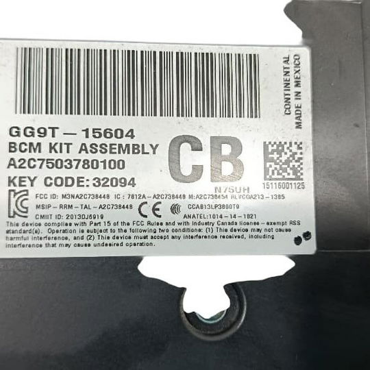 Caixa Fusível Ford Fusion 2015