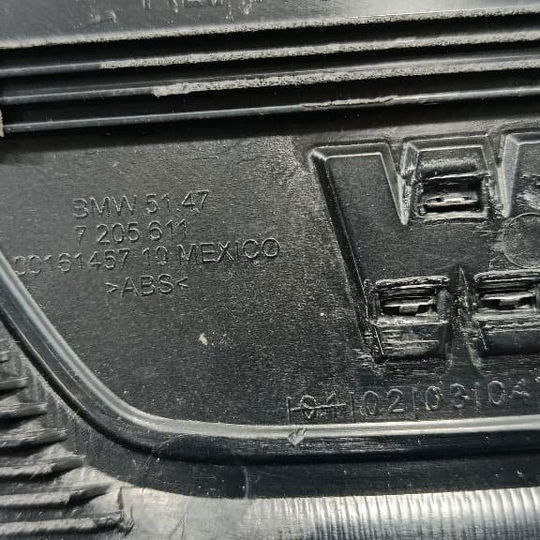 Soleira Porta Traseira Bmw X3 2014 Preto