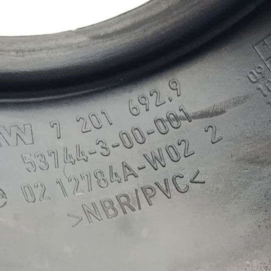 Vedação Portinhola Combustivel Bmw X3 2014 Preto