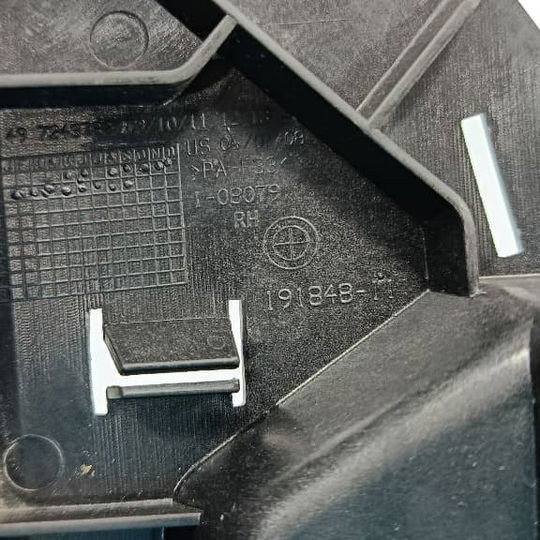 Tampa Correia Traseira Direita Bmw X3 2014 Preto